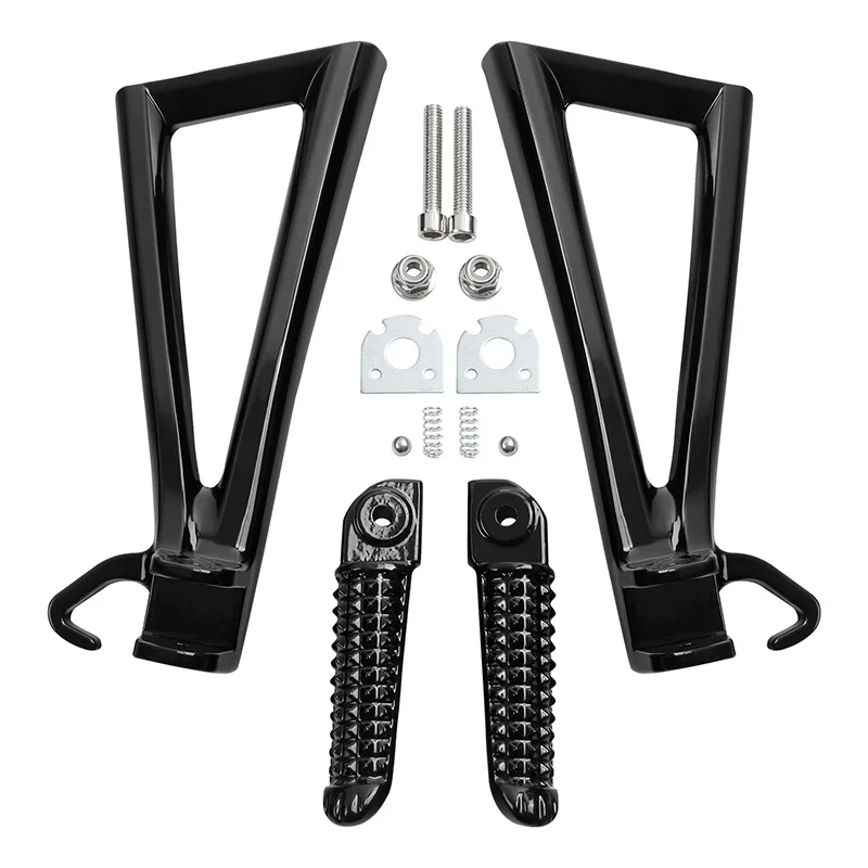 

Motorcycle Rear Passenger Footrest Foot Pegs Bracket Set For Yamaha YZF-R6 YZF R6 YZFR6 2006-2016