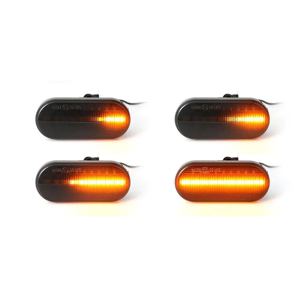 

Premium Grade Sequential LED Side Marker Light (Smoke Lens) For VW Golf / Jetta MK4 Passat B5