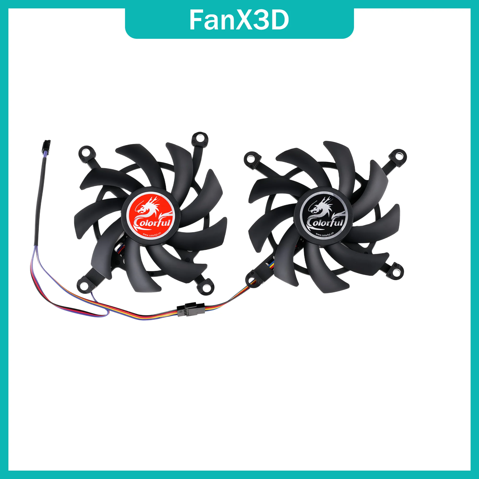 For Application Scenarios COLORFUL GTX 1660Ti 1650 1660 SUPER RTX 2060 2060 SUPER Battle Ax Graphics Card 85MM Cooling Fan