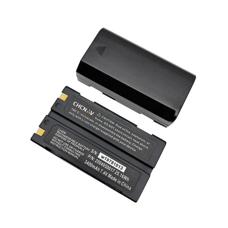 Batteria CHCNAV 2004050017(XB-2) di alta qualità da 2 pezzi per batteria GPS chc X91 modello GPS-RTK 3400mAh 7.4V