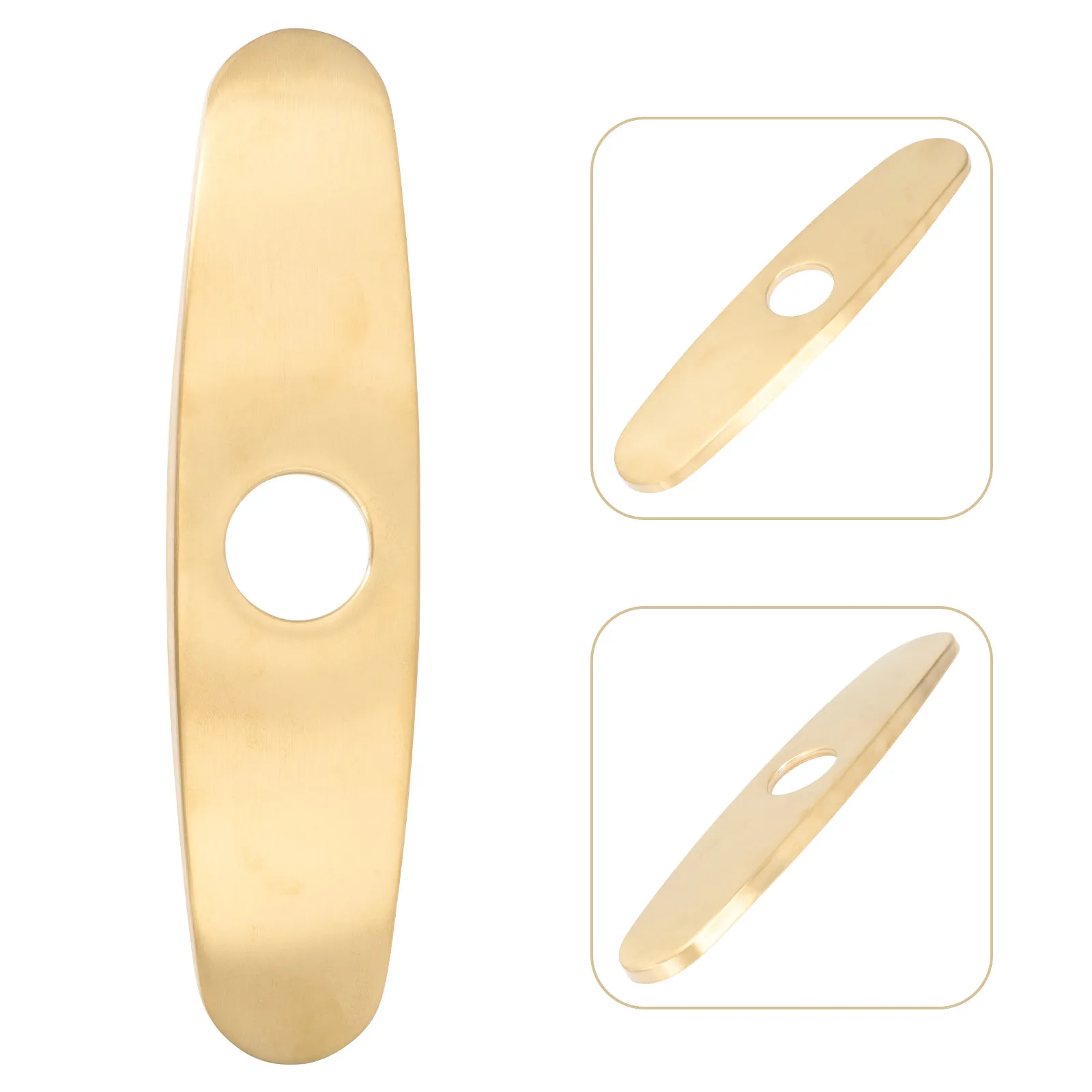 

Крышка для отверстия под смеситель из нержавеющей стали, износостойкая, с защитой от отпечатков пальцев, декоративная накладка для кухонной раковины