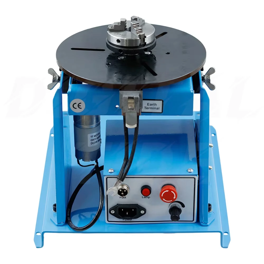 10kg Rotary Welding Positioner Welding Turntable Small Turntable Welding Positioner For Annular Welding 110V/220V