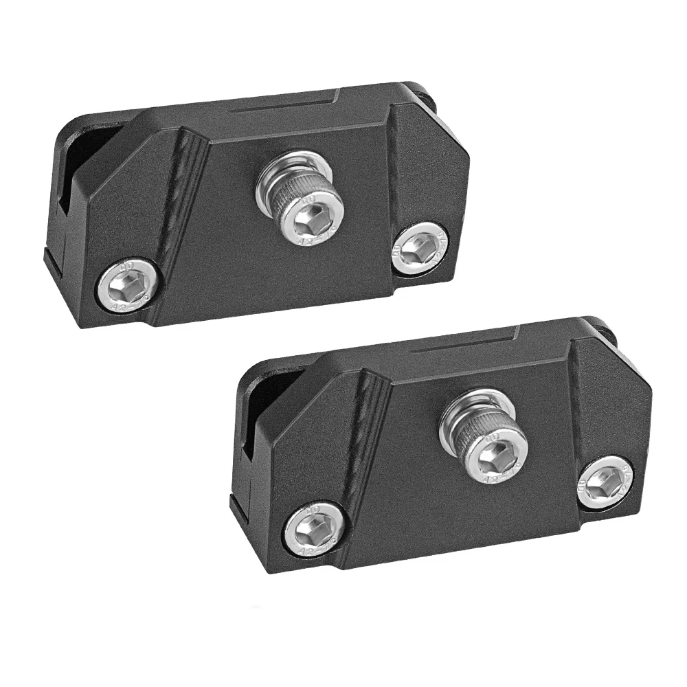 2PCS Ditch Light Mounting edge Bracket Aluminum Hood Hinge Pillar Pod Fog Light Brackets Clamp for Car Truck Off-Road