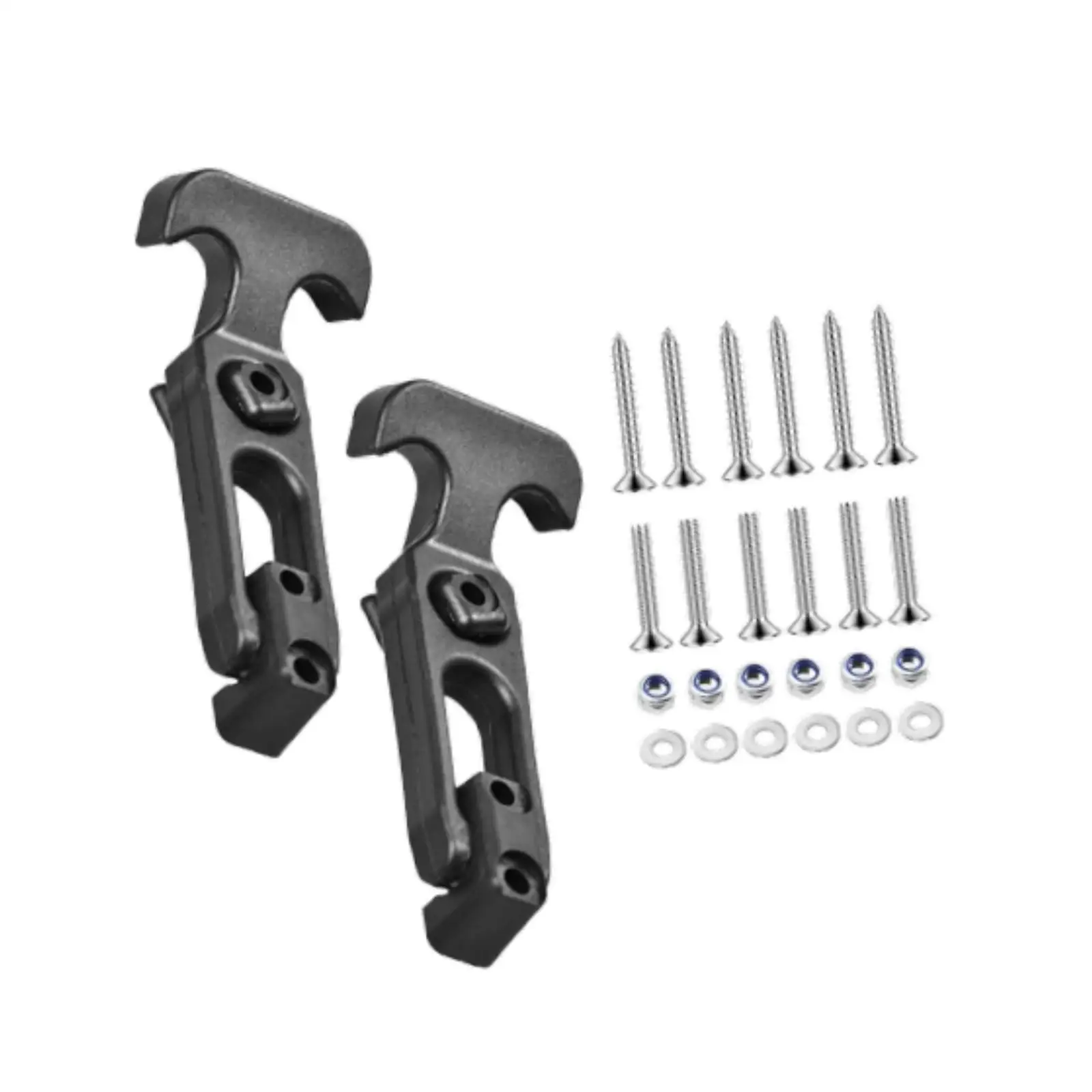 2 Pieces T Handle Draw Latch Hardware Replacement Rubber Flexible Elastic Buckle for Golf Cart Insulation Box Engine Hood