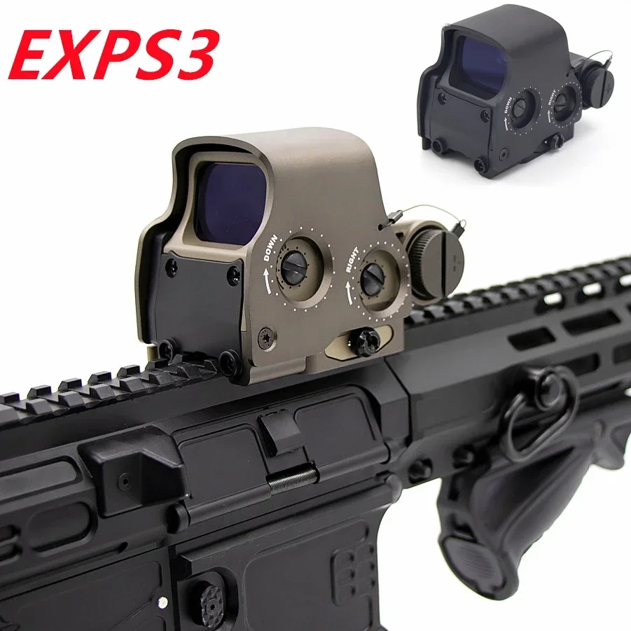 Upgraded High Quality EXPS3 Red Dot Sight 558 Holographic Optical Rifle Scope With US Flag Logo Marking For Real Weapons Hunting