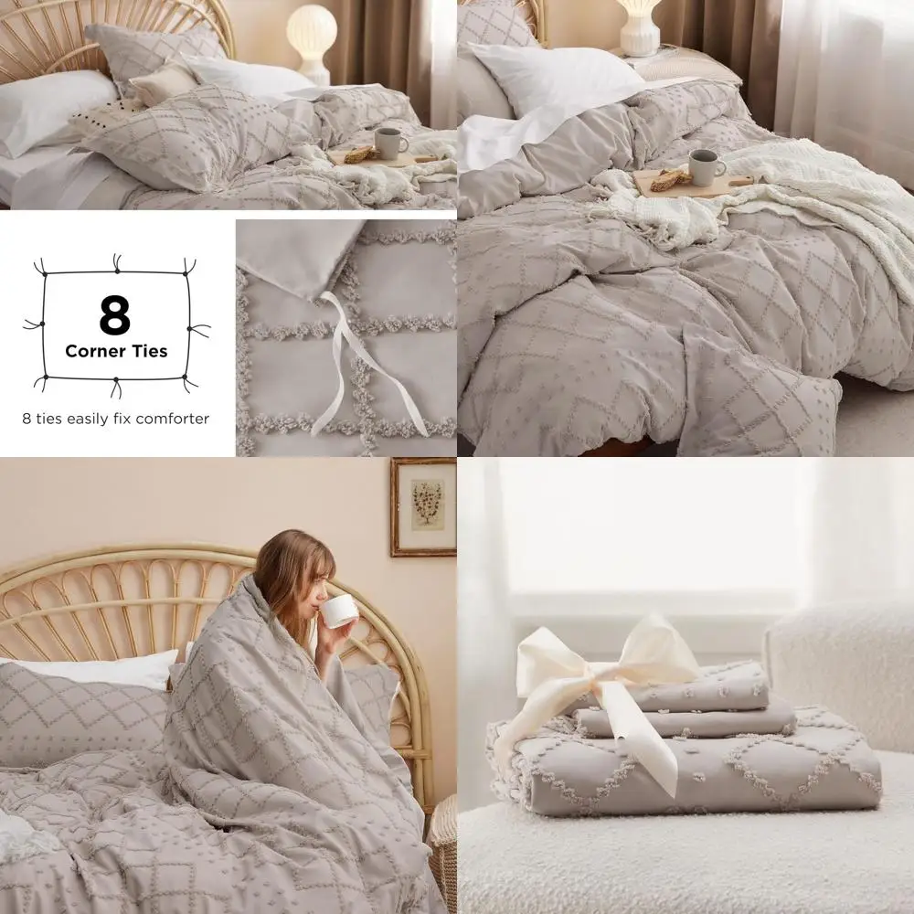 

Пододеяльник в стиле бохо King Size — льняное дышащее и мягкое постельное белье в стиле бохо, пододеяльник, который можно стирать в машине на все сезоны, в комплект входит 1