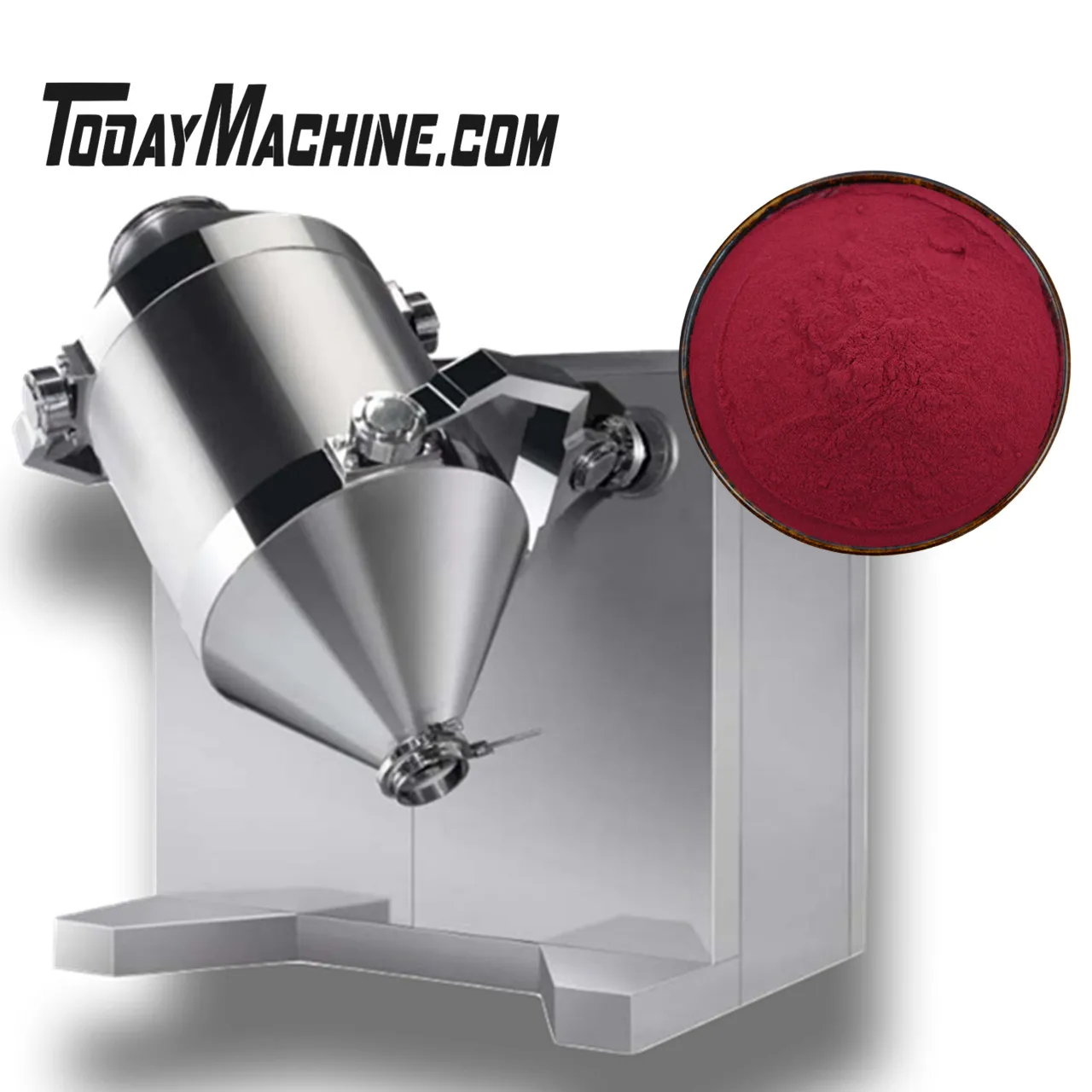 Small Dry Powder Food Flour Spice Chemical Three Dimensional Shape Mixing Machine