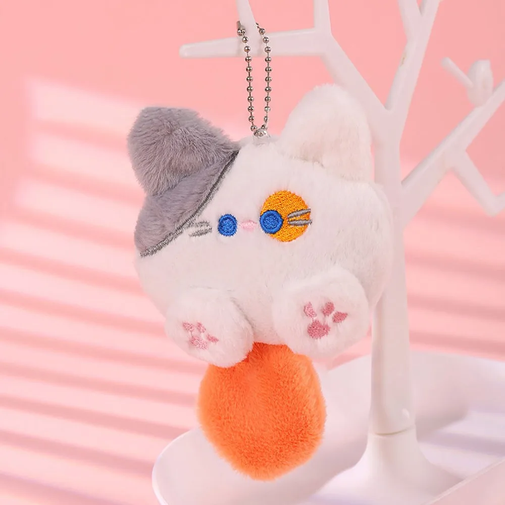 

DIY плюшевый брелок в виде животного, плюшевая мягкая кукла-кошка, кулон, несколько стилей, сумка, аксессуары, мягкая кукла, брелок для пары