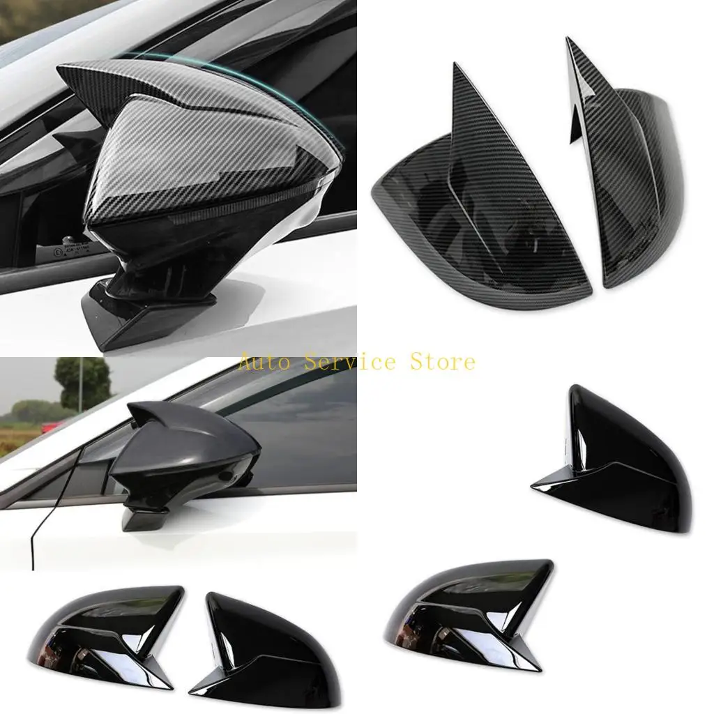 462A Car Side Mirror Cover Trim for MG4 EV2022-2024 Rearview Housing Protect Shell 2x