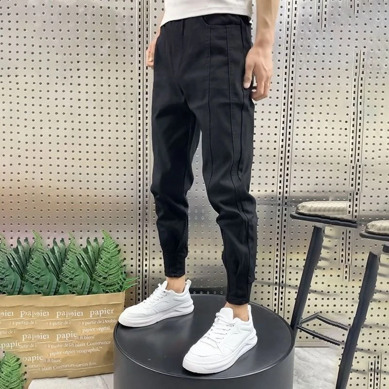 

Harem Male Sports Pants Solid Plus Big Size Trousers New in Autumn Winter Retro Casual Cool Korean Y2k Harajuku Men's Sweatpants