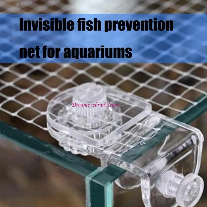 red protección tanques malla transparente bricolaje para mascota pescado incluye 5 piezas montaje clip