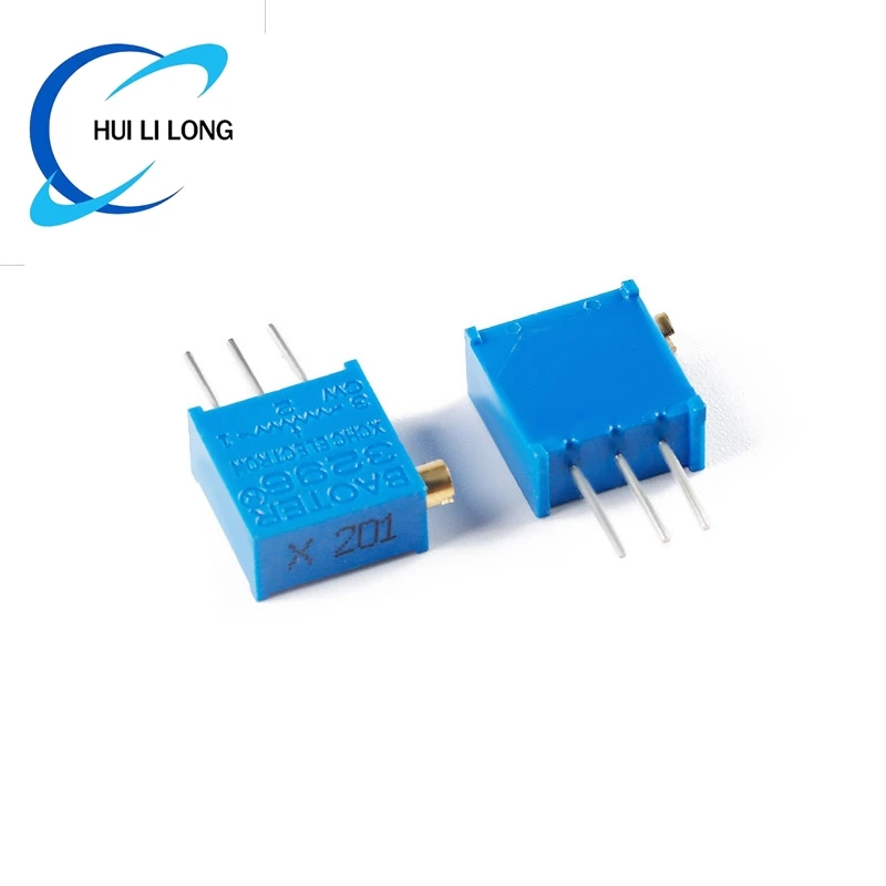 10pcs 3296 3296X 1K 2K 5K 10K 20K 50K 100K 200K 500K 1M 100R 200R 500R ohm Trimmer Potentiometer Variable Resistor Cermet Trimpo