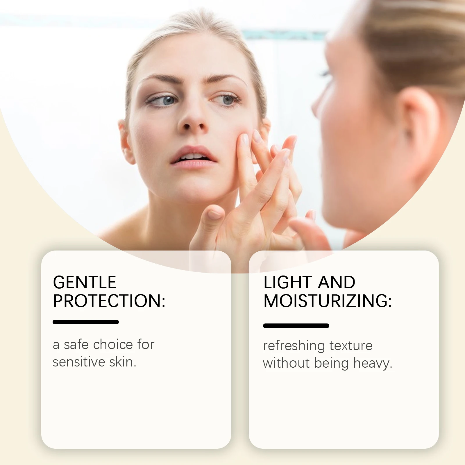 واقي من الشمس طويل القامة Spf30 + مضاد لحروق الشمس فوق البنفسجية طويل الأمد للحماية من الشمس مقاوم للماء منتج واقي من الشمس لترطيب الوجه