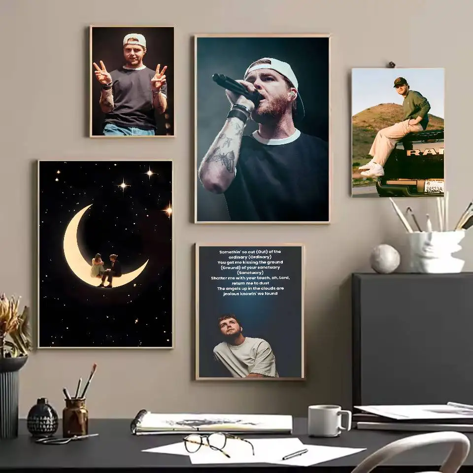 المغني أ-أليكس دبليو وارن ملصق عادي ذاتية اللصق الفن ورق مقاوم للماء ملصق مقهى بار غرفة النوم جدار ديكور