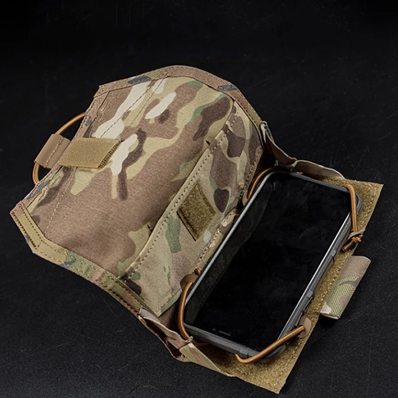 Mobile Phone Pouch Tactical Vest Molle Waist Bag Outdoor Fanny Backpack Hanging Mobile Phone Navigation