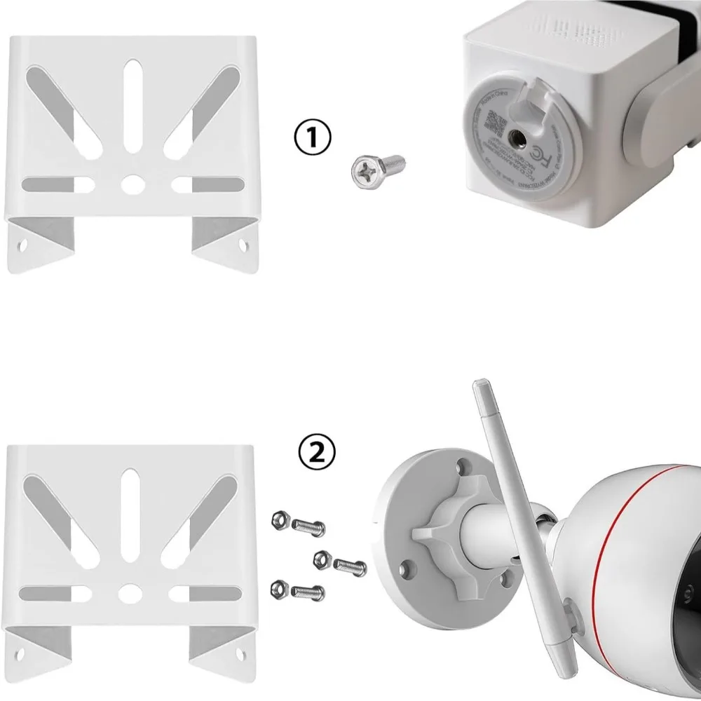 

New Metal Corner Mount Wall-mounted White Camera Support Bracket for S340 Eufy/PTZ Camera LED Lamps