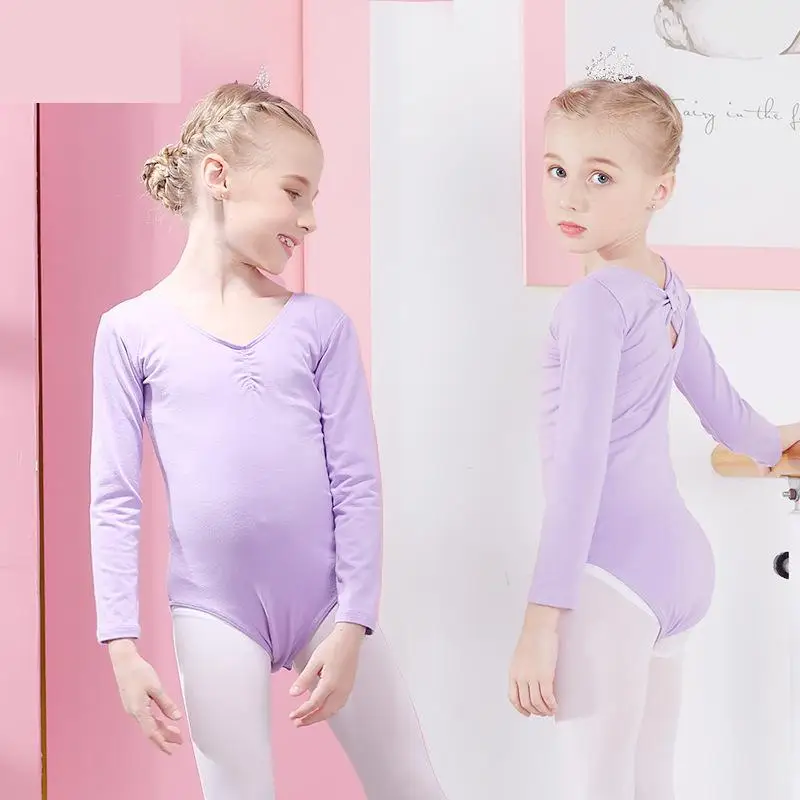 5 Colors for Kids Ballerina Ballet Dancewear Bowknot Leotards Gymnastics Bodysuits Tutu for Girls Ballet Dancing Clothes 1 Suit