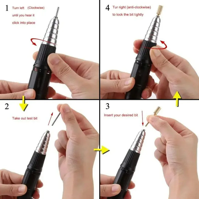 20000 RPM Electric Nail Drill Machine Handle for UP200 Professional File