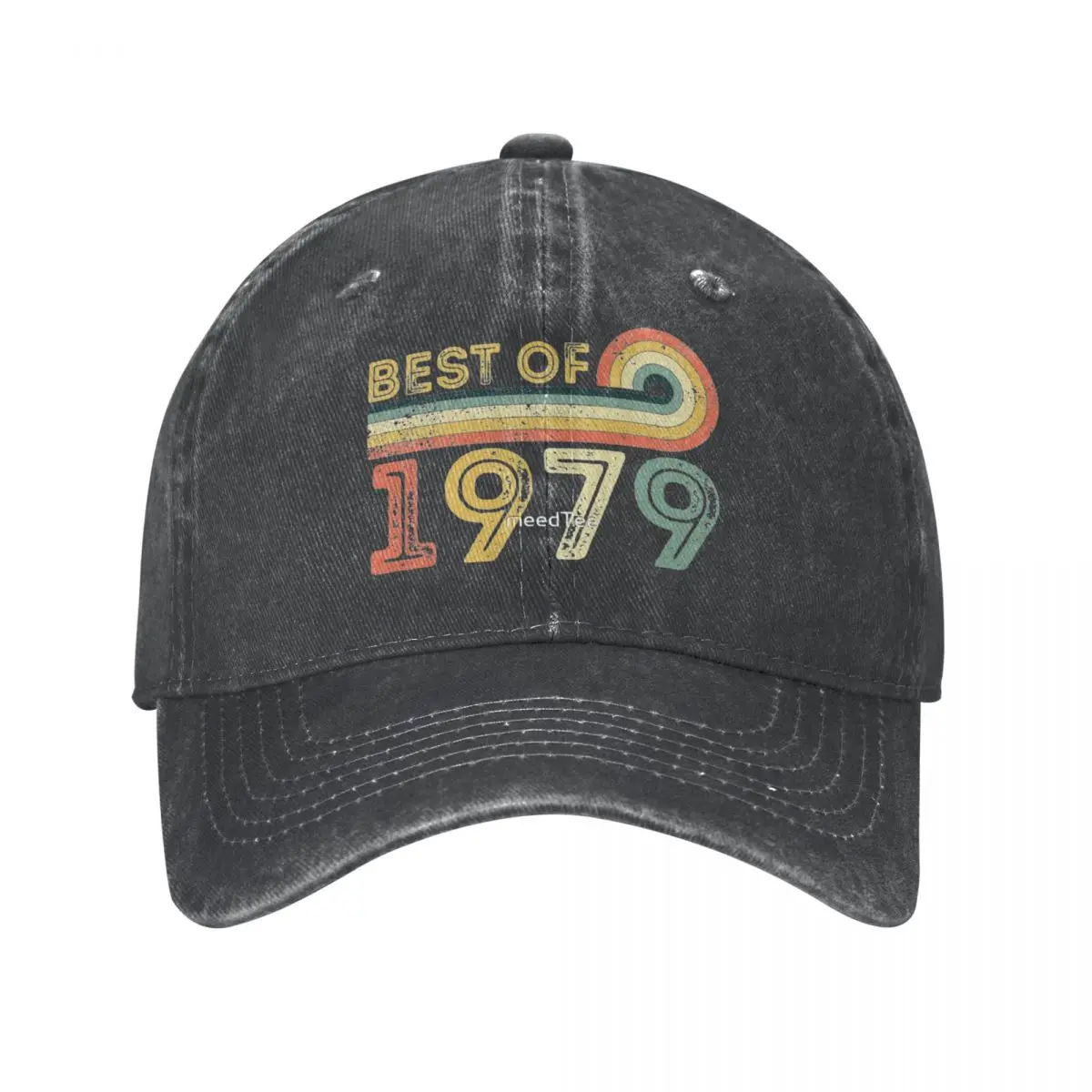 Best Of 1979 Men Women Baseball Cap 45 Year Old Distressed Denim Washed Caps Hat Retro Outdoor Running Golf Snapback Cap