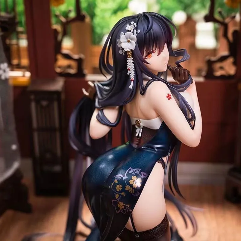 

Azur Lane Fearful Sirius Wifui Cheongsam Figure 16cm Pvc Sexy Ship Girl Desktop Ornament Model Collection Action Figures Toys Gi