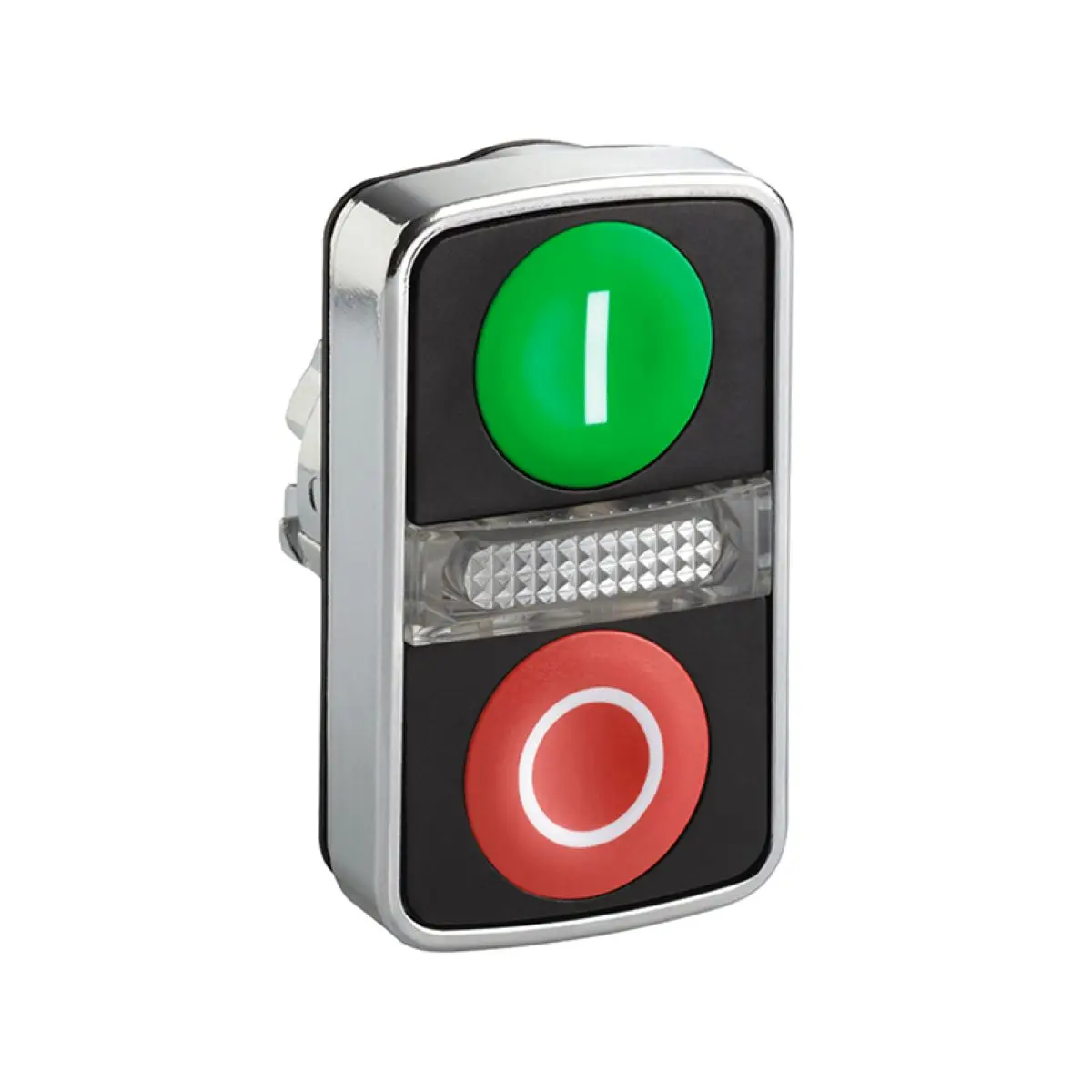 

ZB4BW7A3741 Harmony XB4, кнопочная головка с двойной подсветкой, металл, Ø22, 1 зеленая маркировка смыва I + 1 контрольная лампа + 1 красный f