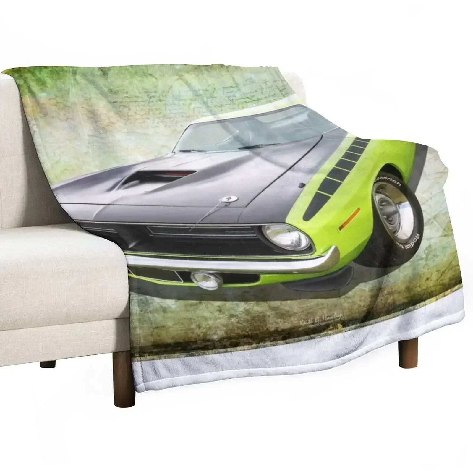 Cuda Throw Blanket Soft Solid Color Blanket for Couch Bed