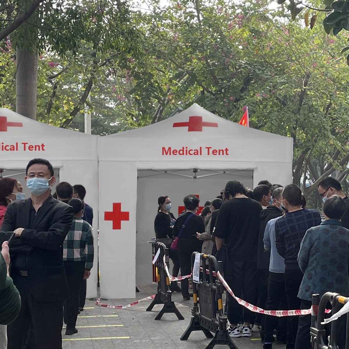 【Wholesale Price】Factory 1010 Canpy Kits Tent Refugee Hospital Medical Emergency Waterproof Disaster Relief Rescue Medical Tent