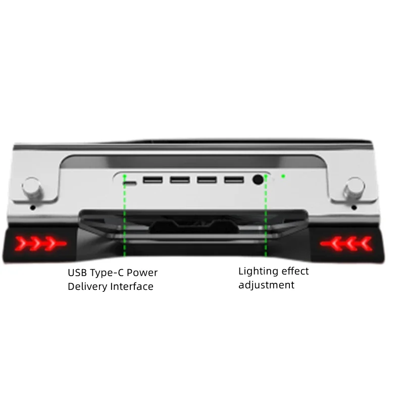 Upgrade Laptop Bracket Bracket Desktop Rtable Portable Adjustable Cervical Spine Pad Suitable For USB Expansion Interface