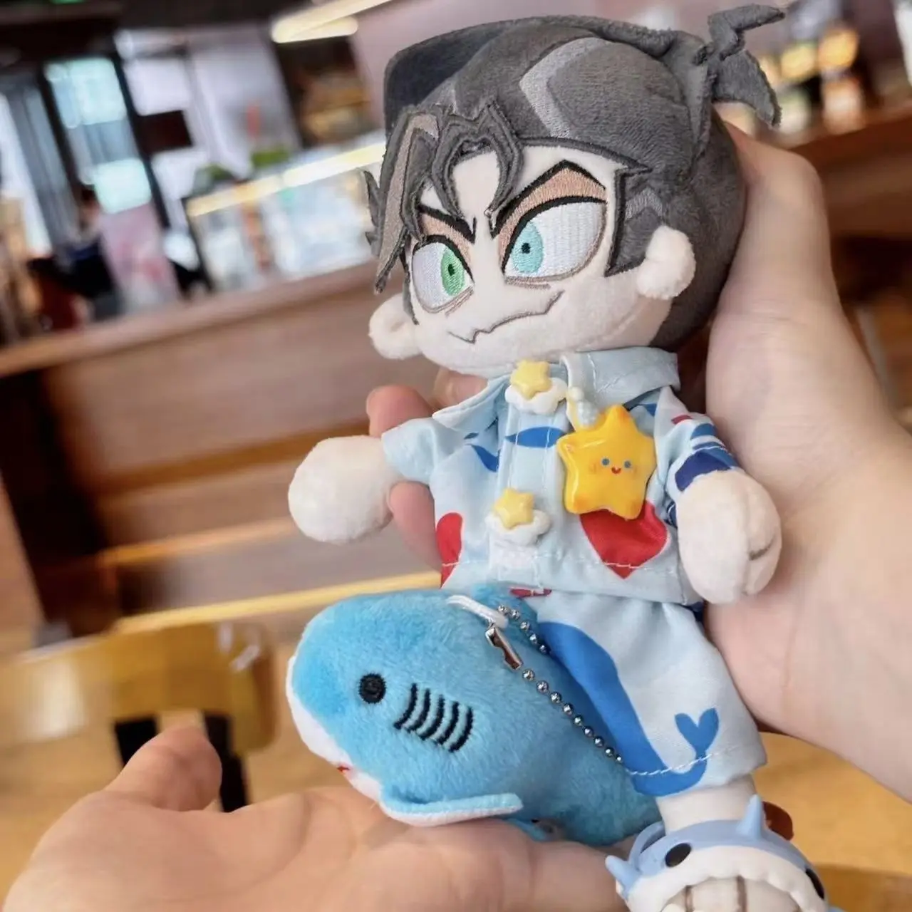 Original Demon Character 15cm Vox Chubby Plush Doll Short Stuffed Toy Soft Figure Handmade Collectible Gift for Young Hobby Toys view 2