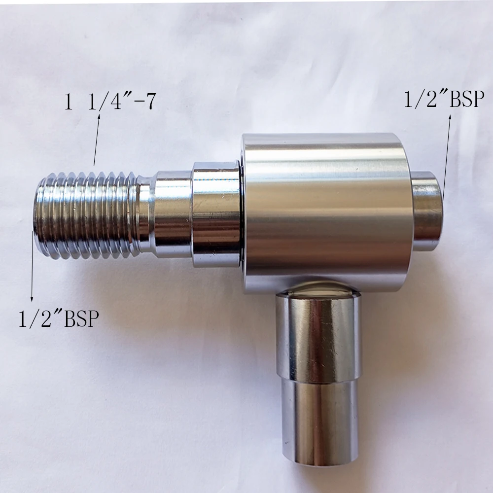 Thread Adapter for Diamond Drill Core Bits Male 1 1/4-7(Female:1/2BSP) to Female 1/2