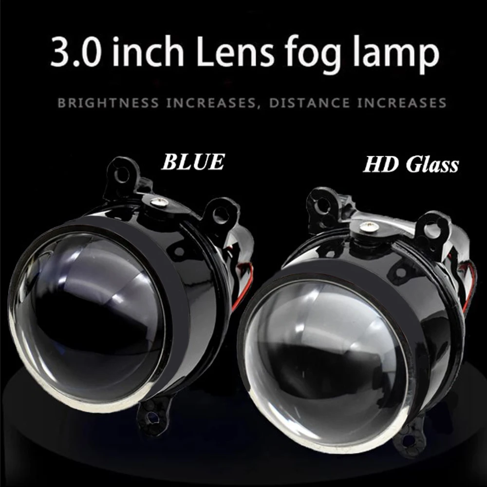 2-Pieces Car Styling LED Lens Fog Light Lamp For Renault Fluence 2010-2016 For Samsung SM3 E.Z. H11 12V Fog Lights DRL