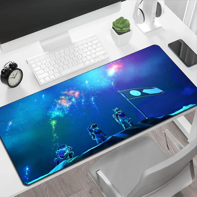 No Man Sky Mousepad Extended Gaming Accessories Mouse Pad Mats Carpet Pc Gamer Cabinet Custom Large Keyboard Desk Laptops Office