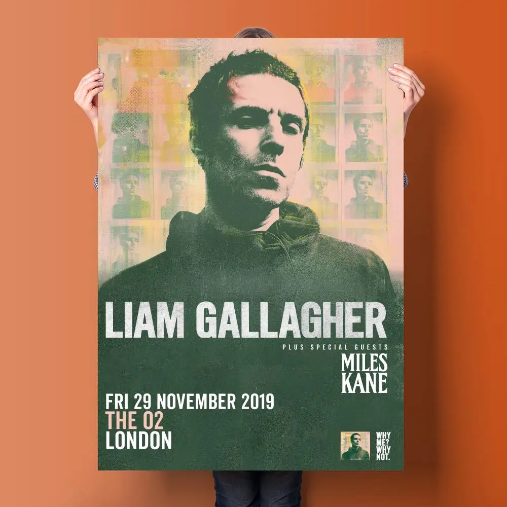 liam gallagher Decoration Art Poster Wall Art Personalized Gift Modern Family bedroom Decor Canvas Posters