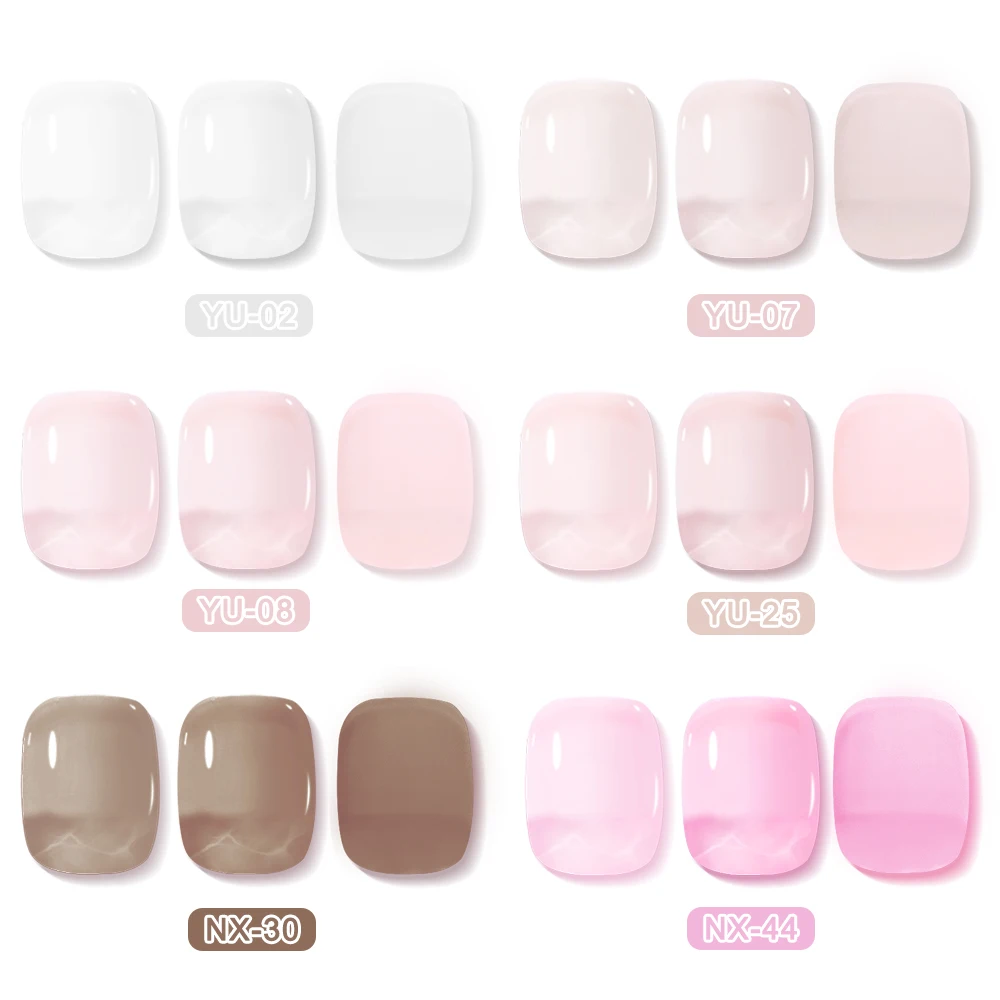 KODI JYJ Semi-permanent Jelly Transparent Colors Gel Varnish for Nails Ice Nude Gel Nail Polish Manicure uv led Natrual Gellac