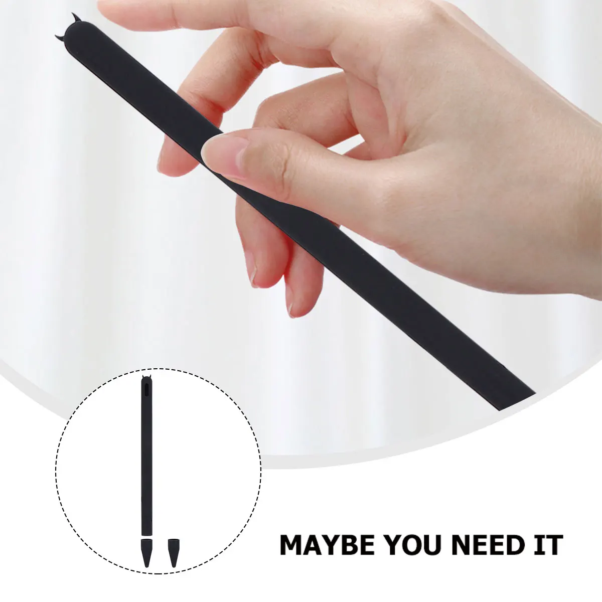 

Pen Case Cover Tip Silicone Protective Stylus Holder Anti-fall Protector Silica Gel Pencil Sleeve