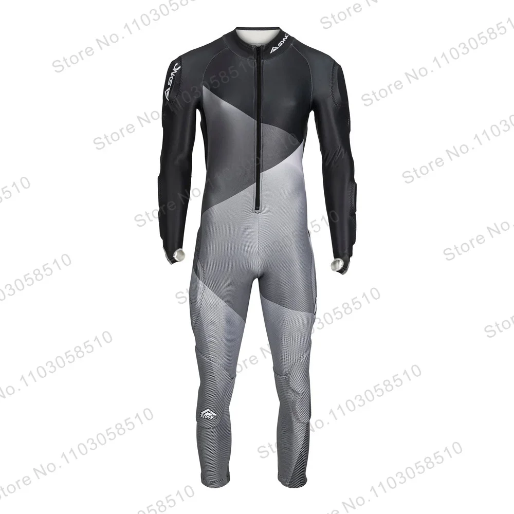 Monos de invierno con brida para hombre, trajes de esquí de una pieza, traje de carrera de esquí de rendimiento, mono de Snowboard, mono deportivo no acolchado