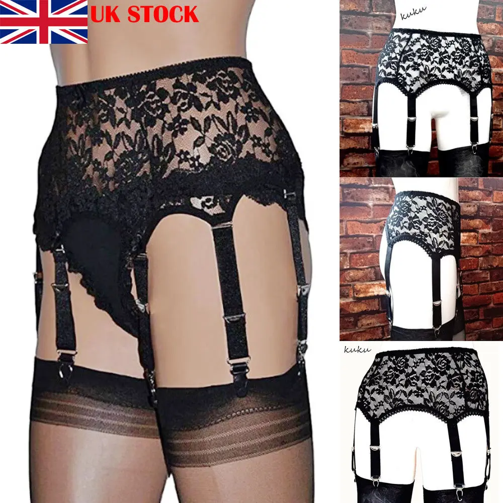 Ladies Sexy Garters Lace Stocking Sexy Garters Lace High Waist Garter Lingerie Belt Suspender