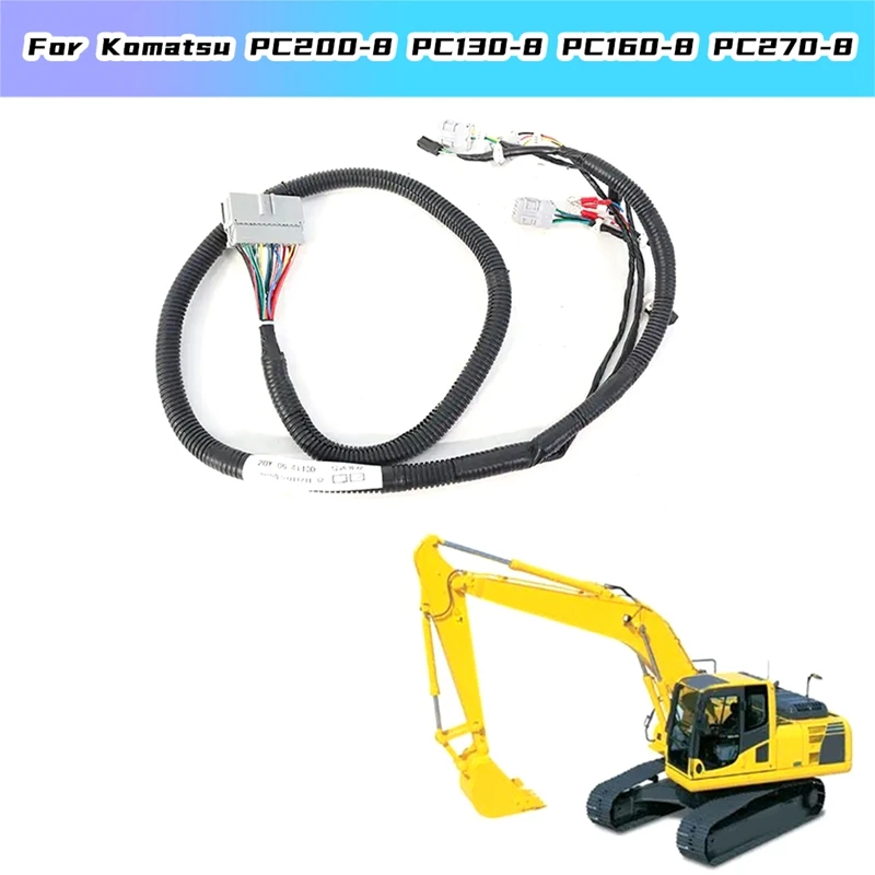 20Y-06-41130 Excavators Wiring Harness For Komatsu PC200-8 PC130-8 PC160-8 PC270-8 Accessories Parts