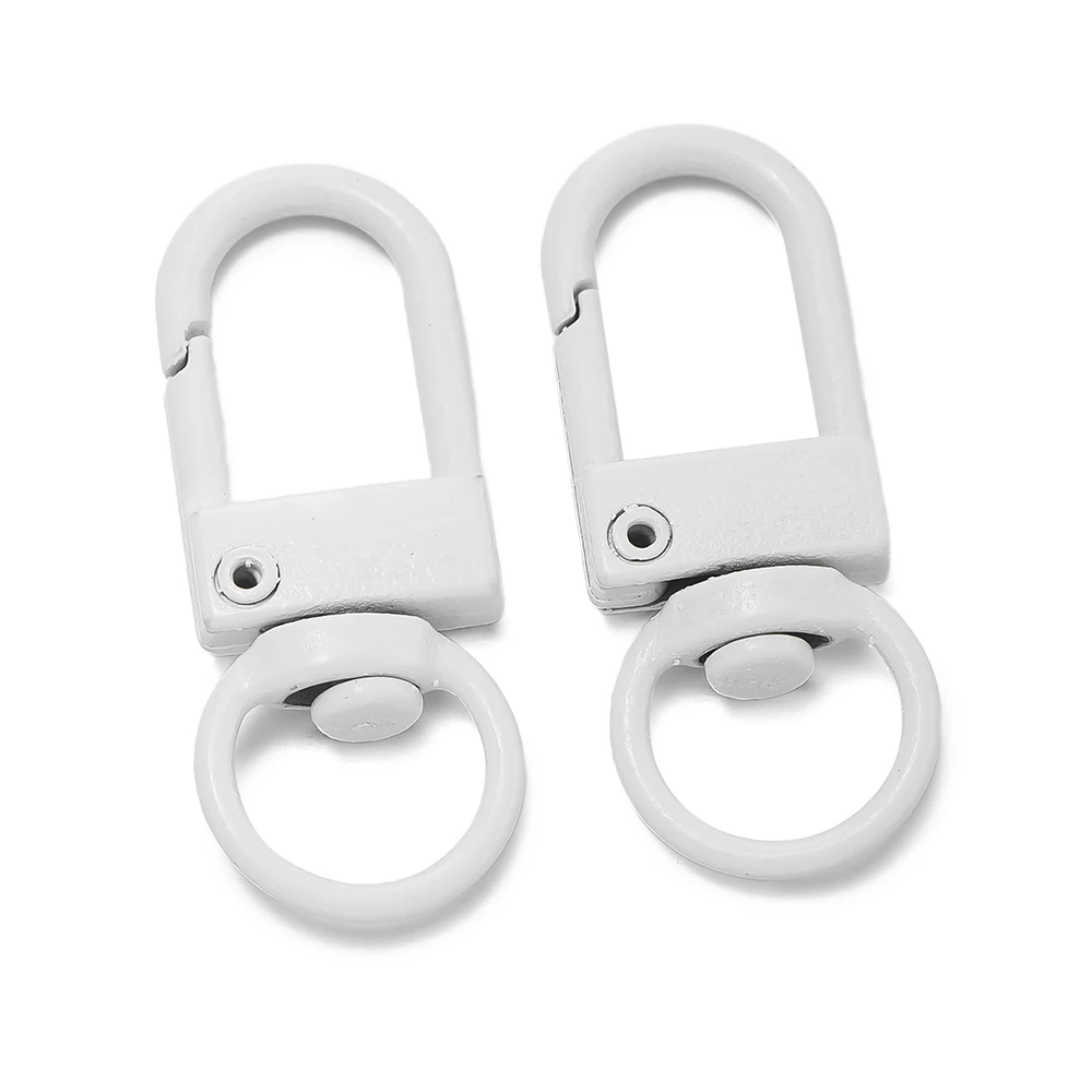 10 pçs/lote colorido snap lagosta fecho ganchos para diy bugigangas coloridas fazendo rotativo pet chaveiro saco chaveiro acessórios