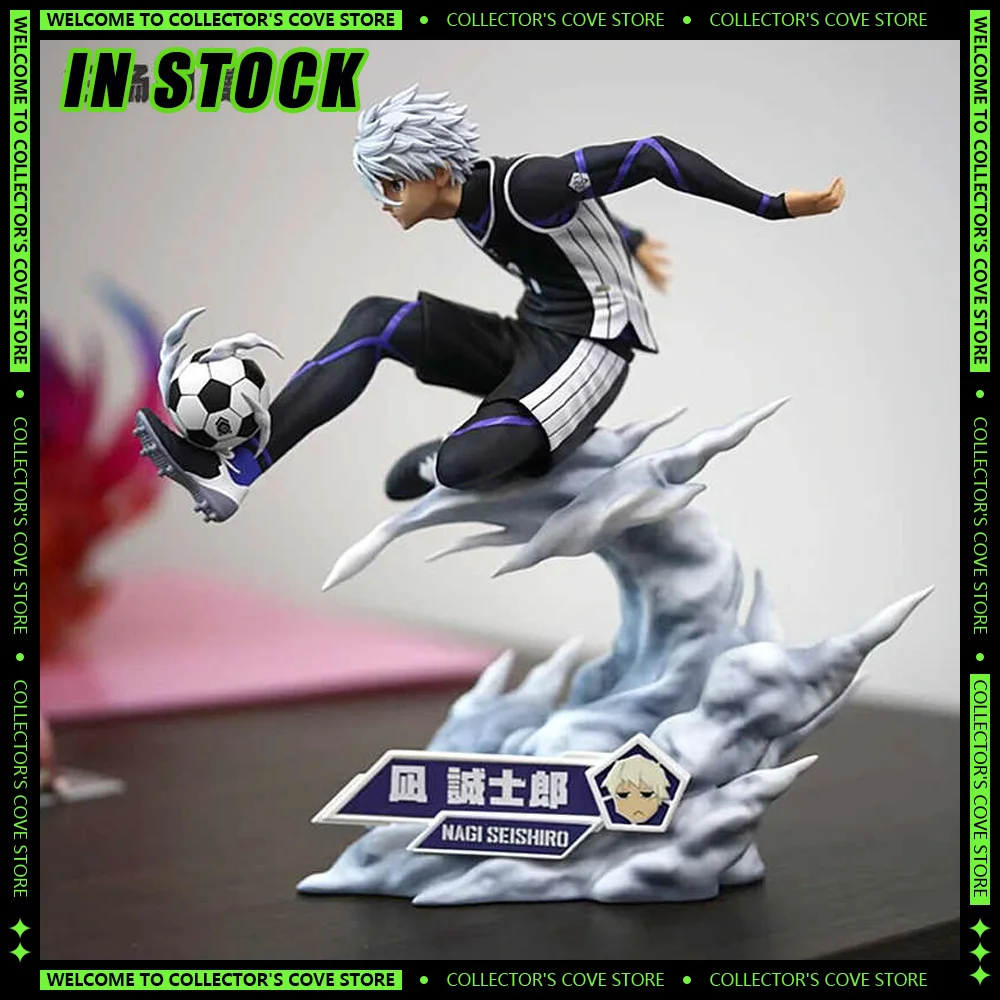 Blue Lock Figures Nagi Seishiro Anime Figure Football Action GK Figurine PVC Statue Model Collection Ornament Children Toy Gift