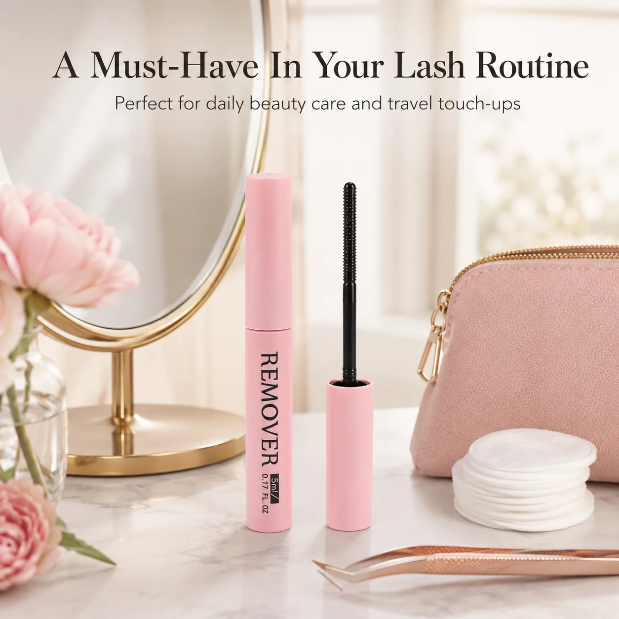 Lash Extension Glue Remover 5ml Quick Dissolve Formula for Cluster Lashes Gentle Adhesive Residue Cleaner