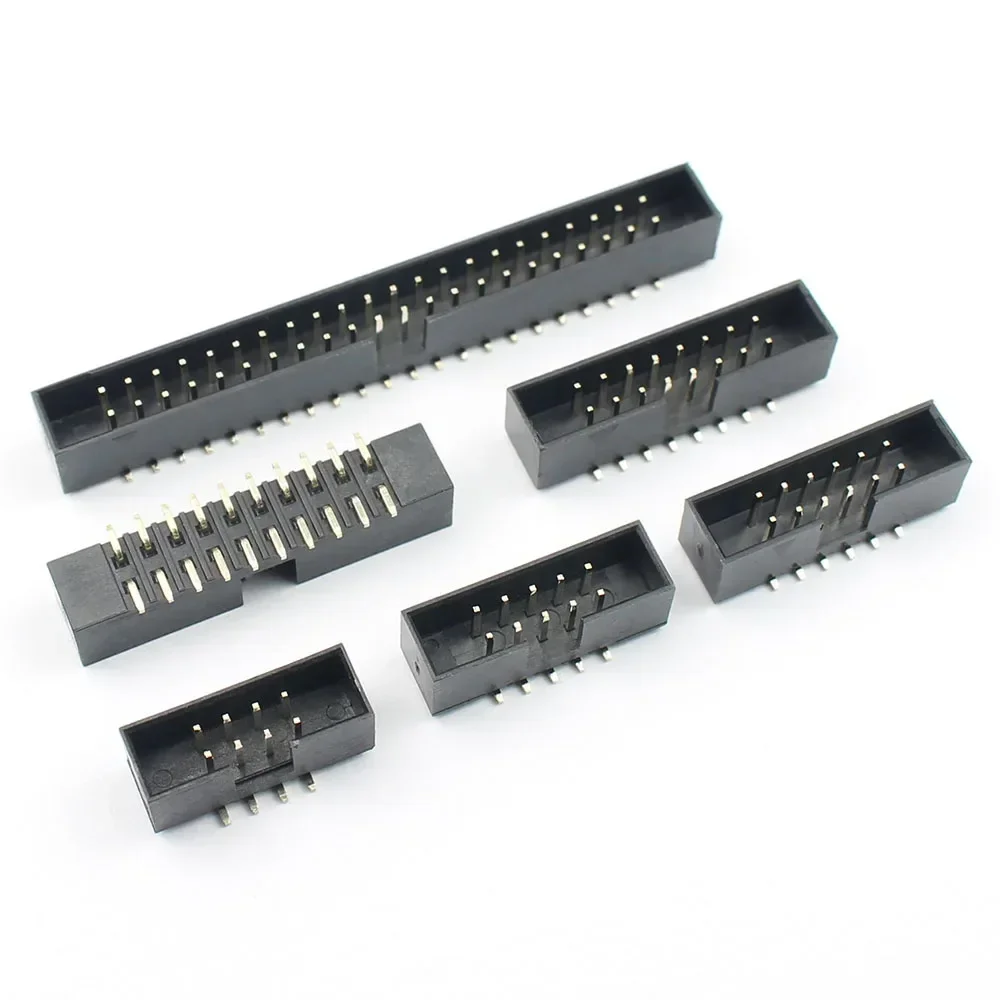 50pcs 2mm 2.0mm Pitch SMT SMD DC3 Male Connector 8P 10 12 14 16 20 26 30 34 40 44 Pin Box Header IDC Socket 10P 16P 20P 40P 44P