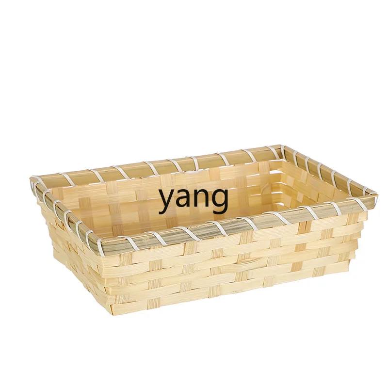 

LTT rectangular bamboo basket egg storage basket handmade tray bamboo products commercial basket