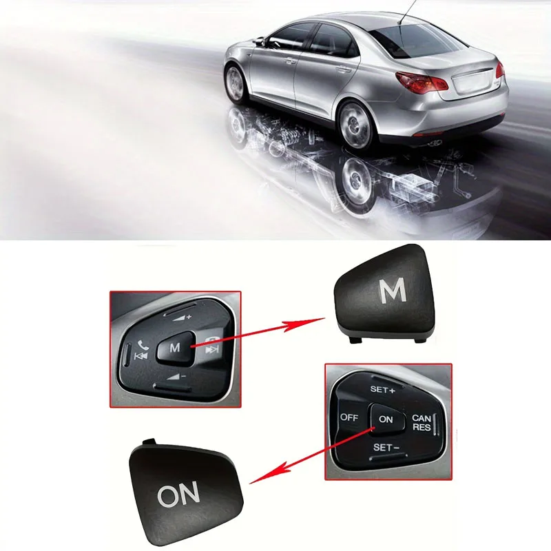 Подходит для Ford Fores Audio Car Audio, кнопка громкости на руле, переключатель круиз-контроля, аксессуары для модификации кнопки M ON.