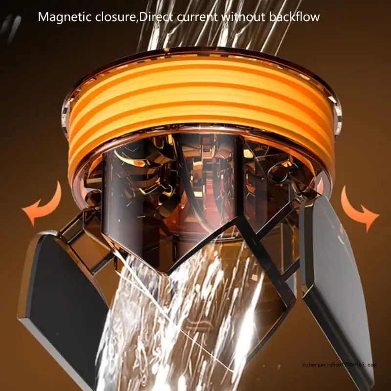 28GF 2-teiliger Bodenablauf mit doppelter Öffnung, Abflussfilter, Haarfänger, Rückflussverhinderer