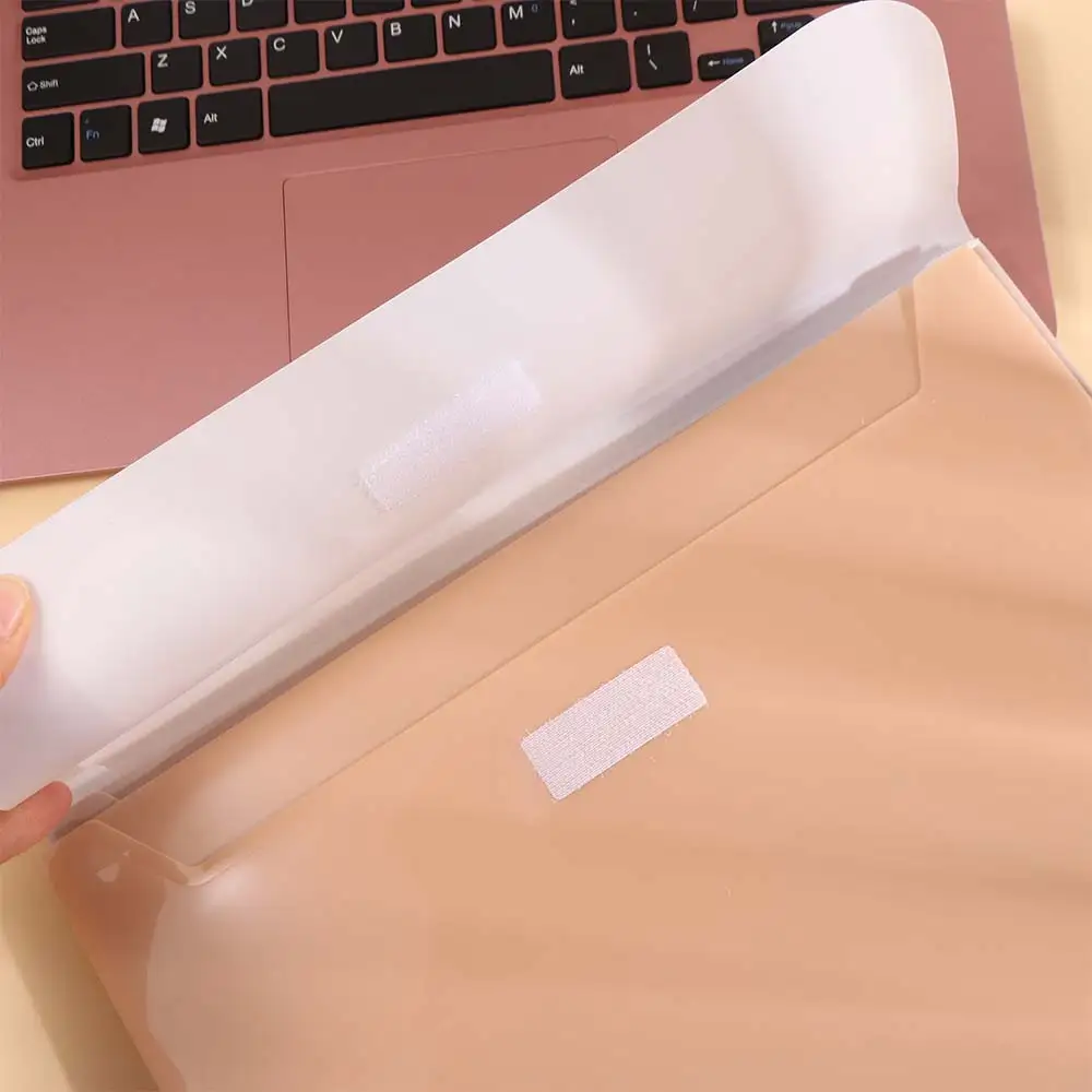 5 Layers A4 File Folder Storage Bag Large Capacity Waterproof Portable Documents Bag Stationery Thickened Plastic File Organizer