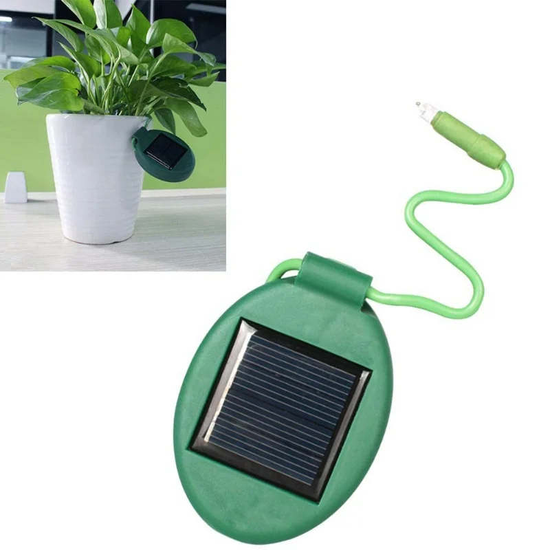 أضواء الحديقة الشمسية LED وعاء ضوء الزهور الشمسية ضوء الزخرفية مقاوم للماء مصباح النباتات الخضراء لمسار الحديقة داخلي في الهواء الطلق