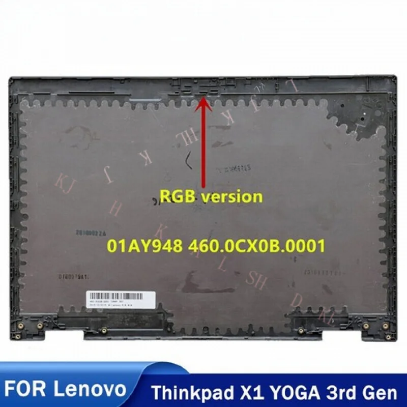 

N New For Lenovo Thinkpad X1 YOGA 3rd Gen Top Lcd Lid back cover Case 01AY948 RGB/ 01AY947 IR