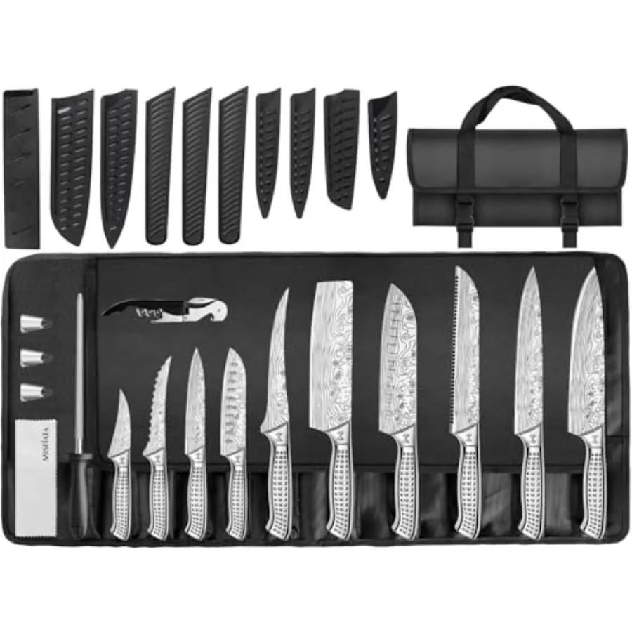 Kitchen Knife Set 1…