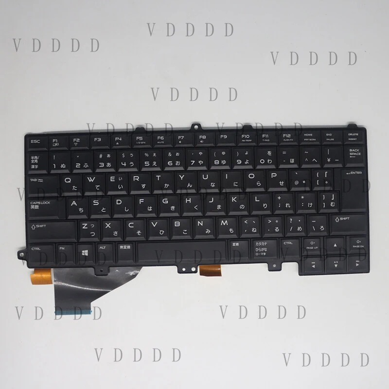 Teclado retroiluminado TT para Dell Alienware M14X R3 R4 P39G, teclado japonés 0RT0G5